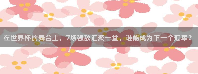 世界杯比赛：在世界杯的舞台上，7场强敌汇聚一堂，谁能成为下一个冠军？