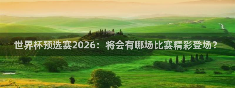 世预赛免费直播入口：世界杯预选赛2026：将会有哪场比赛精彩登场？